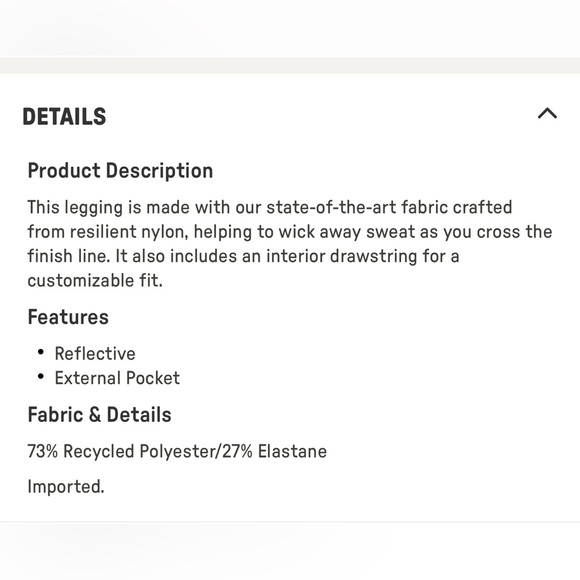 Fabletics Run Anywhere motion 365 HW 7/8 legging - Picture 8 of 8